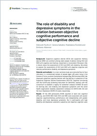 Pacifico_2022_Frontiers_Front Psych_The role of disability and depressive symptoms